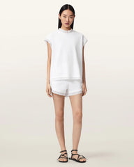 Lele Lace Trim Cotton Tank Top