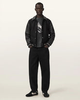 Vanson Wool Bomber Jacket