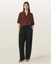 Phi Linen-Blend Wide Leg Pants