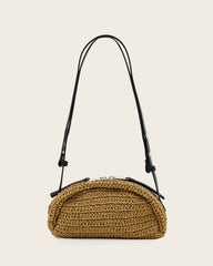 Rosalie Arc Woven Crossbody Bag