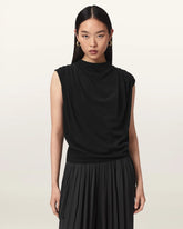 Emerson Sleeveless Pleated Top