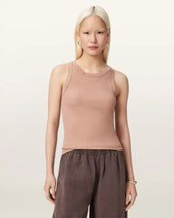 Rina Crew Neck Sleeveless Tank Top