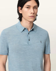 Mode Merino Short Sleeve Ramskull Polo Shirt