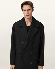 Curran Relaxed Fit Wool Coat