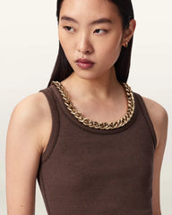 Lucy Sleeveless Slim Fit Ribbed Tank Top