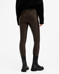 Cora High-Rise Leather Leggings