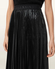 Jax Pleated Midi Skirt