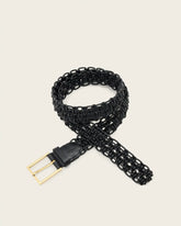 Ila Leather Woven Belt