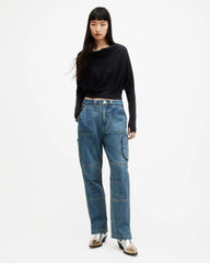 Ridley Cropped Merino Wool Sweater