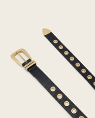 Julia Leather Eyelet Belt