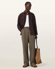 Conway Wide Leg Pleated Pants