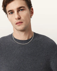Aspen Crew Neck Waffle Sweater