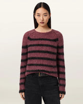 Riga Striped Crew Neck Sweater