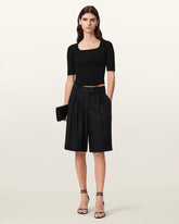 Cruz Hally Ribbed Knit Top