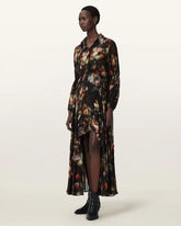 Maria Relaxed Fit Floral Midi Dress