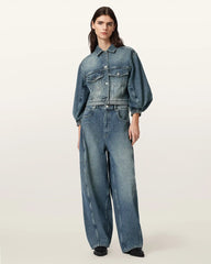 Luca Striped Cropped Jacket