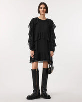 Lizzie Long Sleeve Frill Dress