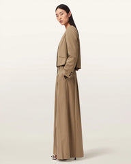 Poppy Wide Leg Pleated Pants