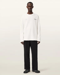 Emblem Oversized Long Sleeve T-Shirt