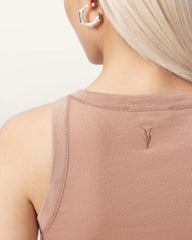 Rina Crew Neck Sleeveless Tank Top