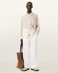 Toya Oversized Long Sleeve Cotton Shirt