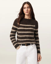 Riga Striped Crew Neck Sweater