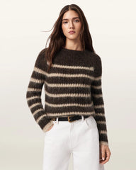 Riga Striped Crew Neck Sweater