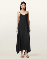 Leona V-Neck Maxi Slip Dress