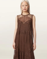 Clara Mesh Midi Dress