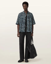 Silesia Short Sleeve Leopard Print Shirt