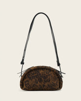 Rosalie Leopard Leather Crossbody Bag