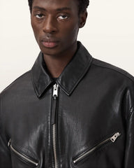 Caon Oversized Leather Jacket