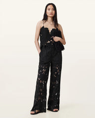 Charli Embroidered Straight Fit Pants
