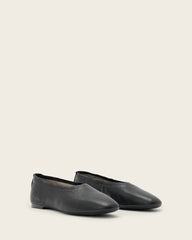 Hailee Leather Ballet Flats