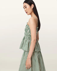 Kali Striped Cotton Cami Top