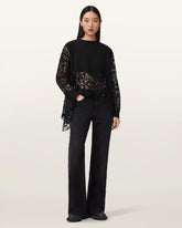 Malorie Asymmetrical Long Sleeve Top