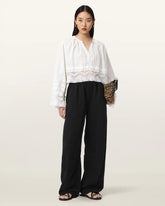 Colette Cropped Lace Top