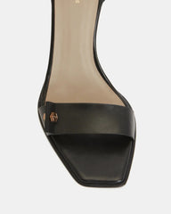 Betty Square Toe Leather Heeled Sandals
