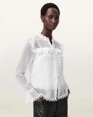 Ciara Sheer Lace Shirt