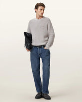 Aspen Waffle Texture Crew Neck Ramskull Sweater