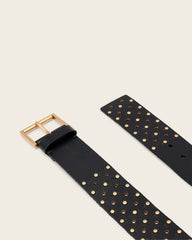 Lena Leather Studded Belt