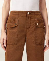 Val Cargo Linen Blend Pants