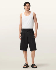 Echo Linen Blend Relaxed Fit Shorts