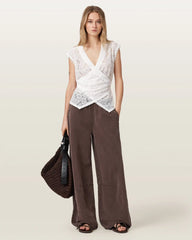 Vera Sleeveless Wrap Blouse