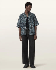 Silesia Short Sleeve Leopard Print Shirt