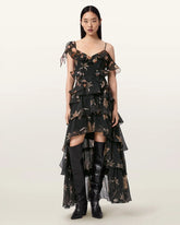 Sienna Ruffle Maxi Dress
