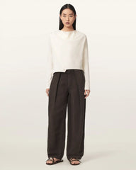 Skyler Long Sleeve Asymmetric Oversized Top