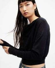 Ridley Cropped Merino Wool Sweater