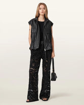 Amelie Straight Leg Lace Pants