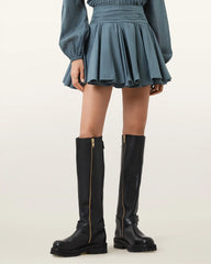 Tulip Cotton Mini Skirt